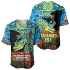 Personalised Parramatta Eels Rugby ANZAC Day Baseball Jersey Last Post Poppy We Will Remember Them