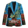 Personalised Parramatta Eels Rugby ANZAC Day Blazer Last Post Poppy We Will Remember Them