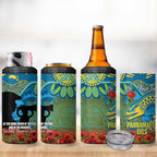Personalised Parramatta Eels Rugby ANZAC Day 4 in 1 Can Cooler Tumbler Last Post Poppy We Will Remember Them