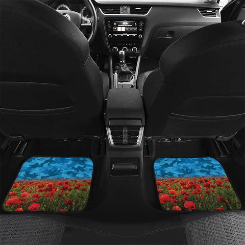 Personalised Parramatta Eels Rugby ANZAC Day Car Mats Last Post Poppy We Will Remember Them