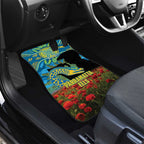Personalised Parramatta Eels Rugby ANZAC Day Car Mats Last Post Poppy We Will Remember Them