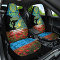 Personalised Parramatta Eels Rugby ANZAC Day Car Seat Cover Last Post Poppy We Will Remember Them