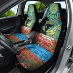 Personalised Parramatta Eels Rugby ANZAC Day Car Seat Cover Last Post Poppy We Will Remember Them
