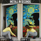 Personalised Parramatta Eels Rugby ANZAC Day Door Cover Last Post Poppy We Will Remember Them