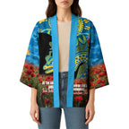 Personalised Parramatta Eels Rugby ANZAC Day Kimono Last Post Poppy We Will Remember Them
