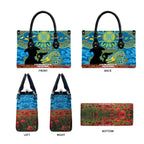Personalised Parramatta Eels Rugby ANZAC Day Leather Bag Last Post Poppy We Will Remember Them