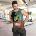 Personalised Parramatta Eels Rugby ANZAC Day Men Tank Top Last Post Poppy We Will Remember Them