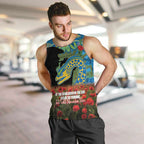 Personalised Parramatta Eels Rugby ANZAC Day Men Tank Top Last Post Poppy We Will Remember Them