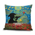 Personalised Parramatta Eels Rugby ANZAC Day Pillow Cover Last Post Poppy We Will Remember Them