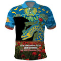 Personalised Parramatta Eels Rugby ANZAC Day Polo Shirt Last Post Poppy We Will Remember Them