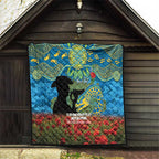 Personalised Parramatta Eels Rugby ANZAC Day Quilt Last Post Poppy We Will Remember Them