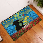 Personalised Parramatta Eels Rugby ANZAC Day Rubber Doormat Last Post Poppy We Will Remember Them