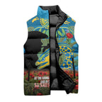Personalised Parramatta Eels Rugby ANZAC Day Sleeveless Puffer Jacket Last Post Poppy We Will Remember Them