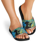 Personalised Parramatta Eels Rugby ANZAC Day Slide Sandals Last Post Poppy We Will Remember Them