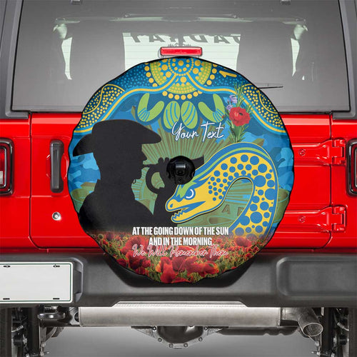 Personalised Parramatta Eels Rugby ANZAC Day Spare Tire Cover Last Post Poppy We Will Remember Them