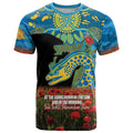 Personalised Parramatta Eels Rugby ANZAC Day T Shirt Last Post Poppy We Will Remember Them