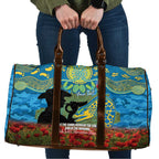 Personalised Parramatta Eels Rugby ANZAC Day Travel Bag Last Post Poppy We Will Remember Them