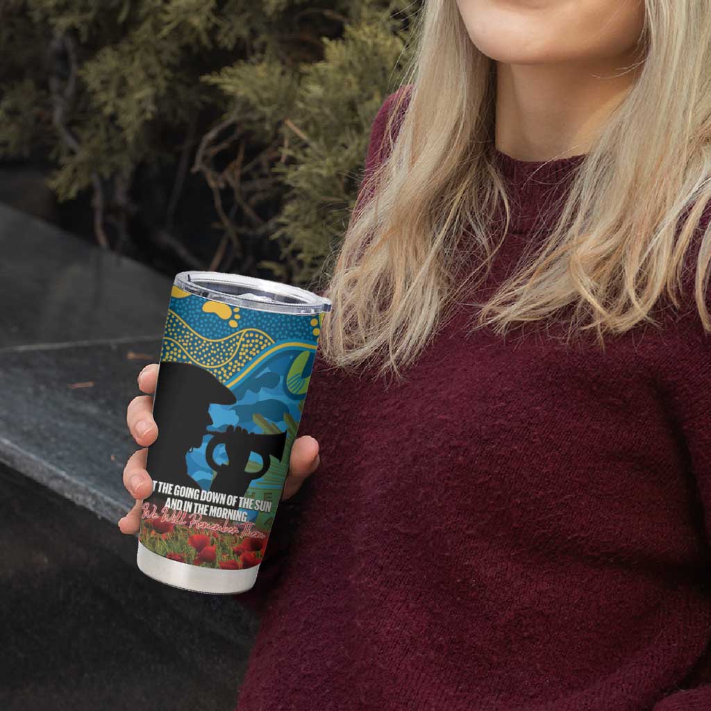 Personalised Parramatta Eels Rugby ANZAC Day Tumbler Cup Last Post Poppy We Will Remember Them