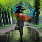 Personalised Parramatta Eels Rugby ANZAC Day Umbrella Last Post Poppy We Will Remember Them
