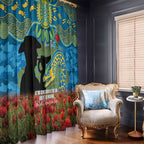 Personalised Parramatta Eels Rugby ANZAC Day Window Curtain Last Post Poppy We Will Remember Them