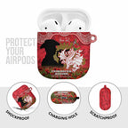 Personalised Dragons Rugby ANZAC Day AirPods Case Last Post Poppy We Will Remember Them