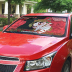 Personalised Dragons Rugby ANZAC Day Auto Sun Shade Last Post Poppy We Will Remember Them