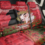 Personalised Dragons Rugby ANZAC Day Back Car Seat Cover Last Post Poppy We Will Remember Them
