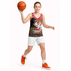 Personalised Dragons Rugby ANZAC Day Basketball Jersey Last Post Poppy We Will Remember Them