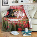 Personalised Dragons Rugby ANZAC Day Blanket Last Post Poppy We Will Remember Them