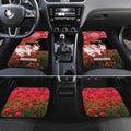 Personalised Dragons Rugby ANZAC Day Car Mats Last Post Poppy We Will Remember Them