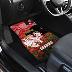 Personalised Dragons Rugby ANZAC Day Car Mats Last Post Poppy We Will Remember Them