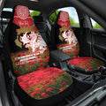 Personalised Dragons Rugby ANZAC Day Car Seat Cover Last Post Poppy We Will Remember Them
