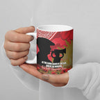 Personalised Dragons Rugby ANZAC Day Ceramic Mug Last Post Poppy We Will Remember Them