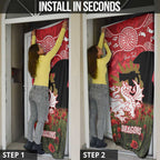 Personalised Dragons Rugby ANZAC Day Door Cover Last Post Poppy We Will Remember Them