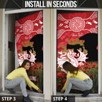 Personalised Dragons Rugby ANZAC Day Door Cover Last Post Poppy We Will Remember Them