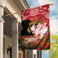 Personalised Dragons Rugby ANZAC Day Garden Flag Last Post Poppy We Will Remember Them