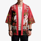 Personalised Dragons Rugby ANZAC Day Kimono Last Post Poppy We Will Remember Them