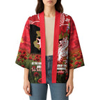 Personalised Dragons Rugby ANZAC Day Kimono Last Post Poppy We Will Remember Them