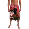 Personalised Dragons Rugby ANZAC Day Lavalava Last Post Poppy We Will Remember Them