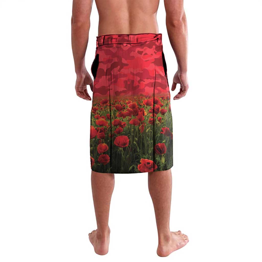 Personalised Dragons Rugby ANZAC Day Lavalava Last Post Poppy We Will Remember Them