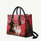 Personalised Dragons Rugby ANZAC Day Leather Bag Last Post Poppy We Will Remember Them