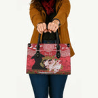Personalised Dragons Rugby ANZAC Day Leather Bag Last Post Poppy We Will Remember Them