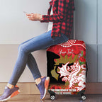 Personalised Dragons Rugby ANZAC Day Luggage Cover Last Post Poppy We Will Remember Them