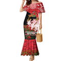 Personalised Dragons Rugby ANZAC Day Mermaid Dress Last Post Poppy We Will Remember Them