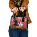 Personalised Dragons Rugby ANZAC Day Shoulder Handbag Last Post Poppy We Will Remember Them