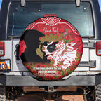 Personalised Dragons Rugby ANZAC Day Spare Tire Cover Last Post Poppy We Will Remember Them