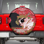 Personalised Dragons Rugby ANZAC Day Spare Tire Cover Last Post Poppy We Will Remember Them
