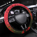 Dragons Rugby ANZAC Day Steering Wheel Cover Last Post Poppy We Will Remember Them