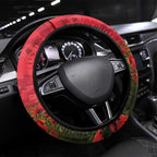 Dragons Rugby ANZAC Day Steering Wheel Cover Last Post Poppy We Will Remember Them