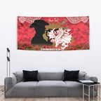 Personalised Dragons Rugby ANZAC Day Tapestry Last Post Poppy We Will Remember Them